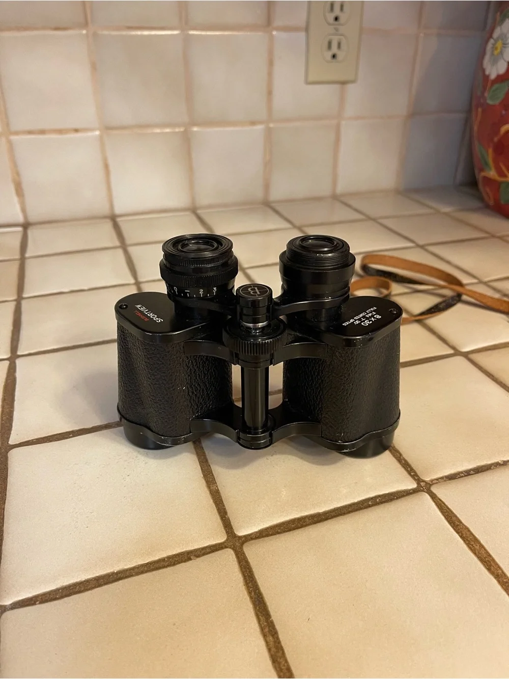Vintage Bushnell Binoculars Sportview 8x30 with Leather Case